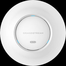 Load image into Gallery viewer, Grandstream Enterprise Indoor Hybrid Wi-Fi 6 Ceiling Mount Access Point, 5.40Gbps, 2×2 2.4G, 4×4 5G,1x GbE,1x 2,5G, PoE, 175m coverage, 256 clients
