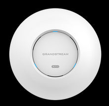 Load image into Gallery viewer, Grandstream Enterprise Indoor Hybrid Wi-Fi 6e Ceiling Mount Access Point, 5.4Gbps, Tri-band 2×2, 1x GbE, 1x 2,5G, PoE, 175m coverage, 384 clients
