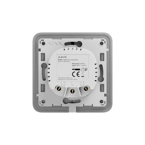 AJAX Security - LightCore 2 Way Wireless Light Switch, SoloButton not included | AJAX-LC-2W-1-GANG
