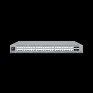 Ubiquiti UniFi - Pro Max, 48 Port with 720W PoE, Etherlighting ports that illuminate to indicate port location, speed/link, and native VLAN/network