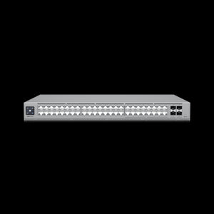 Ubiquiti UniFi - Pro Max, 48 Port Switch, Etherlighting ports that illuminate to indicate port location, speed/link, and native VLAN/network