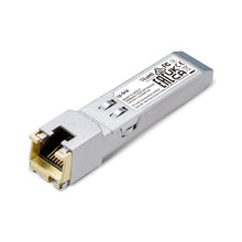 Load image into Gallery viewer, TP-Link 1Gb RJ45 SFP Module, 1000Mbps RJ45 Copper Transceiver, Plug and Play with SFP Slot, Up to 100m Distance (Cat5e or above), TP-SM331T
