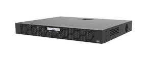 UNV Ultra H.265 32 Channel NVR with 2Hard Drive Slots, EASY Series, Uniview NVR 320Mbps Incoming Bandwidth, Hard Drives Not Included, Analytics, ONVIF