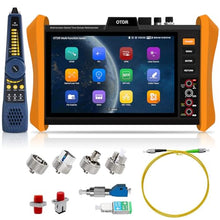Load image into Gallery viewer, Optical Fiber Tester 8 inches OTDR Tester Built-in VFL OPM LS Event Map OLT SFP Test RJ45 Cable Tester Digital Multimeter Tester
