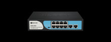 Load image into Gallery viewer, BDCOM 8-Port 100M PoE Switch (8-Port 100M PoE + 2-Port GE RJ45) 90W PoE Budget, Built-in AC power supply, DIP Function, desktop/rackmount - S1200-8P2G
