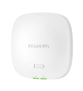 HPE Aruba Networking Instant On WiFi 6 Indoor Access Point, Dual band, 802.11ax, 1500Mbps, PoE excl, GbE uplink port, 2x2:2 MU-MIMO, 50 clients | AP21