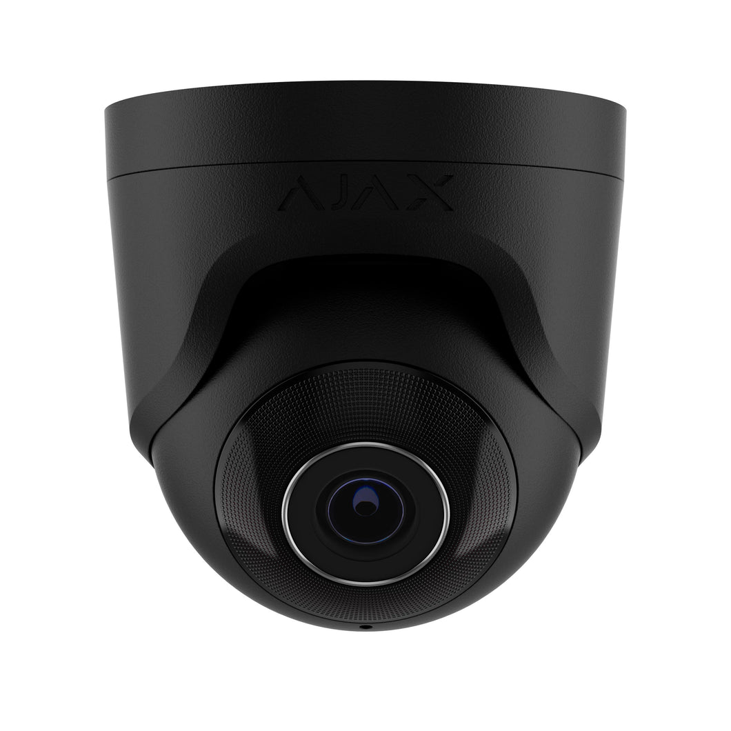 AJAX Security - 5MP IP Black Turret Camera with a 4.00 mm focused Lens | AJAX-TURRET-5MP-4-B