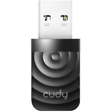 Load image into Gallery viewer, Cudy Dual Band Wi-Fi 5 1300Mbps USB 3.0 Adapter, Dual-Band Wi-Fi 5 867Mbps + 400Mbps Indoor Wi-Fi, Works on Win7+/macOS 10.x/Linux | WU1300S
