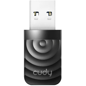 Cudy Dual Band Wi-Fi 5 1300Mbps USB 3.0 Adapter, Dual-Band Wi-Fi 5 867Mbps + 400Mbps Indoor Wi-Fi, Works on Win7+/macOS 10.x/Linux | WU1300S