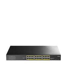 Load image into Gallery viewer, Cudy 24 Port Gigabit PoE 290W 2SFP Switch, 16 × Gigabit PoE Ports with 802.3at/af Mode A PoE, 2 × Uplink GbE + 2 × Uplink SFP, 200W PSU | GS1028PS2
