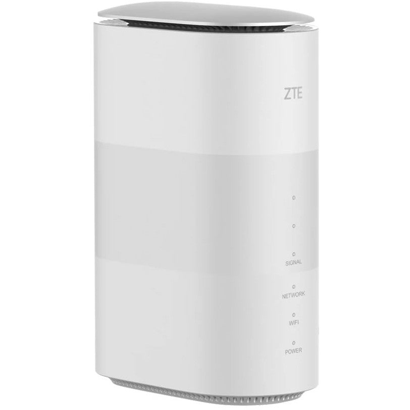 ZTE 5G CPE WiFi 6 Router 3.8Gbps DL Speed / 250 Mbps UL Speed, up to 3.8 Gbps downloads, supports up to 64 users, 2 Gb RJ45 ports | ZTE-LTE-MC888D