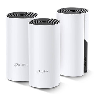 TP-Link Deco M4 AC1200 router Whole-Home Mesh System (3 Pack) - Wi-Fi router, MU-MIMO, Qualcomm CPU, 2 x Gb Ports, Beamforming, Alexa Supported