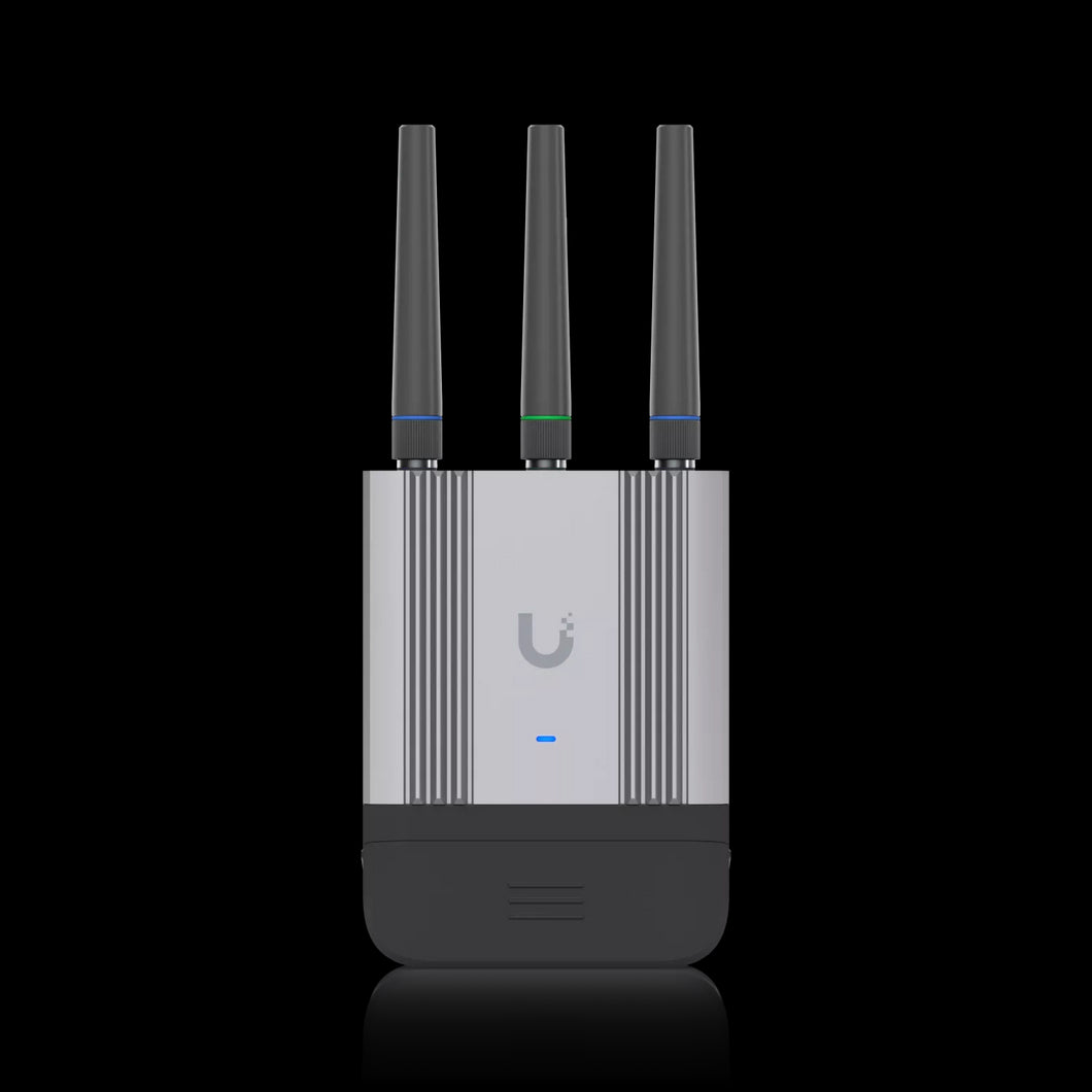 Ubiquiti UniFi LTE Industrial Mobile Router, LTE Cat4, 2x GbE ports, 1x PoE output, Nano SIM, Bands B1, B3, B7, B8, B20, B28 - UMR-Industrial