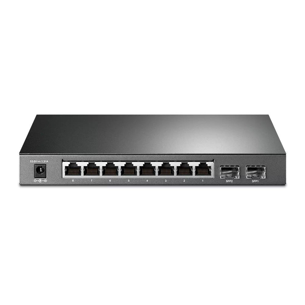 JetStream 10-Port Gigabit Smart Switch with 8-Port PoE+ | TP-SG2210P