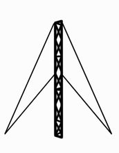 Load image into Gallery viewer, Lattice Mast Guy Rope Kit, 15 Meters, 15-Meter to 18-Meter, Brackets, 60-Meter Rope, Anchors and Accessories, for Antenna Mounting
