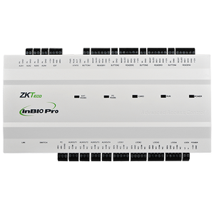ZKTeco ZKGL00077 Inbio 460 4 Door Pro Access Control Panel, TCP/IP, RS-485, Pair 8 Slave Readers, Works on ZKBiosecurity Software ZK-INBIO460-PRO-PLUS