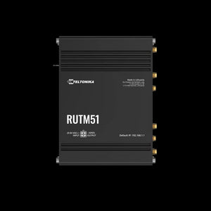 Teltonika Industrial 5G Dual SIM Router 2 Sim-slots, 1x WAN, 4x LAN, Backward compatible RUTM51