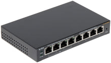 Load image into Gallery viewer, TP-Link 8-port Gigabit Easy Smart PoE Switch - features 802.3af/at Protocol, MTU/Port/Tag-based VLAN, QoS, IGMP Snooping, Steel case
