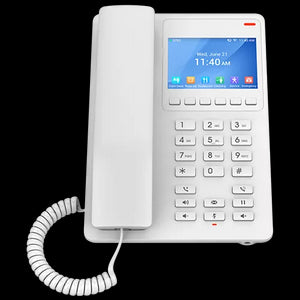 Grandstream 2 Line 3.5'' Color LCD WiFi 6 Hotel Phone White | GHP630W