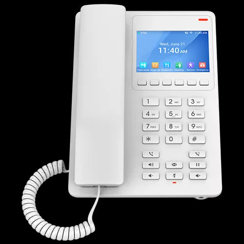 Grandstream 2 Line 3.5'' Color LCD WiFi 6 Hotel Phone White | GHP630W