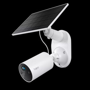 TP-Link Tapo TC28 Solar-Powered Security Camera Kit, features 1 TC82, 1 Tapo A201, 2K 3MP video resolution, Wire-free, solar panel charging - TC82 KIT