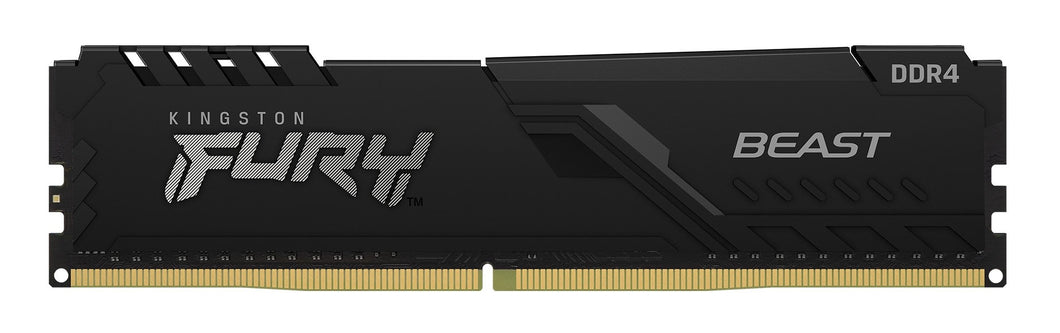 Kingston 16Gb 3200Mt/S Ddr4 Memory Module Cl16 Dimm 1Gx8 Fury Beast Black KF432C16BB1/16