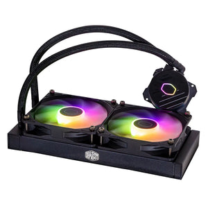 Cooler Master MasterLiquid 240L Core ARGB CPU Liquid Cooling kit, Fan diameter: 12 cm, Product colour: Black