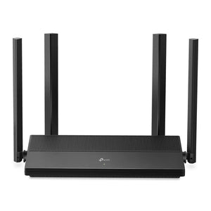 TP-Link AX3000 Dual Band WiFi 6 Router, Featuring Aginet ACS 574 Mbps at 2.4 GHz, 2402 Mbps at 5 GHz, 1× Gigabit WAN+ 4× Gigabit LAN - TP-EX521