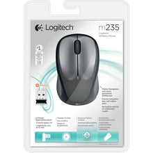 Load image into Gallery viewer, LOGI M235 Wireless Mouse (Dark Grey/Colt Matt) Nano USB receiver 3 buttons Advanced optical, 910-002201
