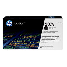 Load image into Gallery viewer, HP 507A Black Original LaserJet Toner Cartridge, Black toner page yield: 5500 pages, Printing colours: Black, Quantity per pack: 1 pc(s)
