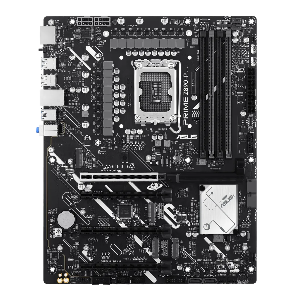 ASUS Motherboard LGA1851/DDR5/4xDIMM/Max. 192GB/1xDP/1xHDMI/1xType-C/1xPCIe5x16(x4)/1xPCIe4x16(x1)/4xM.2/4xSATA/RAID