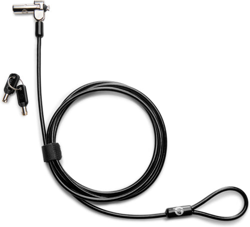 Hp Nano Master Keyed Cable Lock Laptop/notebook Security Lock 1AJ40AA