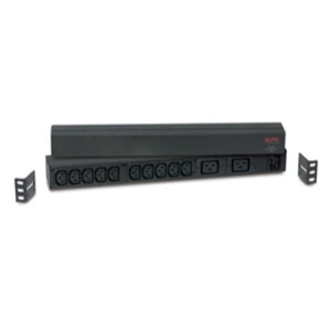 APC Horizontal/Vertical Rack Power Distribution PDU - basic - 1U - 16A 208 230V with 10 x C13 + 2 x C19 Outlets AP9559