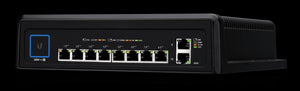 Ubiquiti UniFi - Industrial switch, 10 ports, 450W, 8 x Gigabit Ethernet 802.3bt PoE (60W) ports + 2 x Gigabit Ethernet ports, USW-Industrial-EU