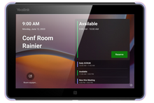 Load image into Gallery viewer, Yealink 10.1&quot; Room Scheduling Panel in Black, MS Teams Certified, 8&quot; LCD Panel,1280 × 800 Resolution,10 points capacitive multi-touch, 2× Array Mics
