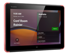 Load image into Gallery viewer, Yealink 10.1&quot; Room Scheduling Panel in Black, MS Teams Certified, 8&quot; LCD Panel,1280 × 800 Resolution,10 points capacitive multi-touch, 2× Array Mics
