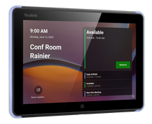 Load image into Gallery viewer, Yealink 10.1&quot; Room Scheduling Panel in Black, MS Teams Certified, 8&quot; LCD Panel,1280 × 800 Resolution,10 points capacitive multi-touch, 2× Array Mics
