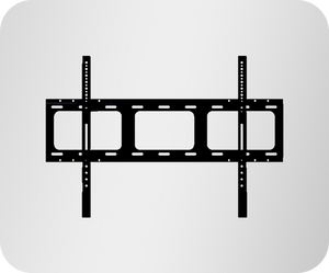 Yealink Wall Mount bracket for MeetingBoard 65 Pro, dedicated VESA mounting kit specifically designed for the MeetingBoard 65 Pro - MB-WallMount-650