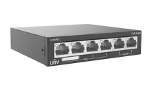 Load image into Gallery viewer, UNV - 4-Port PoE Switch, Supports Up to 250m transmission, Uniview 6 x 10/100Mbps ports support PoE, 2 Uplink port PoE
