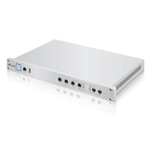 Load image into Gallery viewer, Ubiquiti UniFi Security Gateway, Pro-version with 4-ports, 4 Gbps full line rate Layer 3 forwarding, 1+ million packets per second for 64-byte packets
