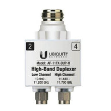 Load image into Gallery viewer, Ubiquiti UISP - airFiber - 11FX High Band Duplexer Accessory, High Channel 10.940 - 11.200 GHz, Low Channel 11.440 - 11.700 GHz, UBAF-AF-11FX-Dup-h
