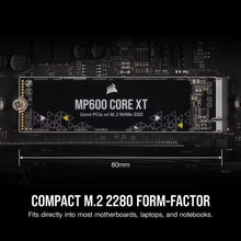 Load image into Gallery viewer, Corsair MP600 CORE XT 2TB NVMe PCIe M.2 SSD, Read speed 5000 MB/s, Write speed 4400 MB/s, Component for PC/Laptop
