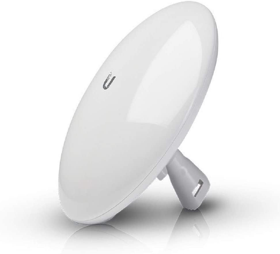 Ubiquiti UISP airMAX - NanoBeam M5, 5GHz Hi Power 2x2 MIMO, 16dBi TDMA Station, includes PoE, includes 24v PoE injector, Outdoor UV Stabilized Plastic