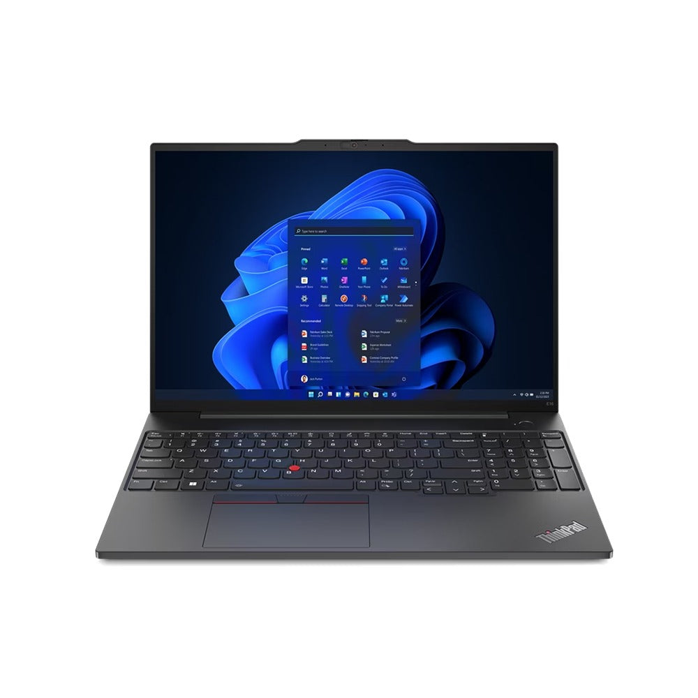 Lenovo Thinkpad E16 16In Wuxga Notebook U7-155H, 16Gb Ddr5, 512Gb Ssd M.2 2242 Nvme, Integrated Graphics, Windows 11 Pro 64 21Ma0019Za