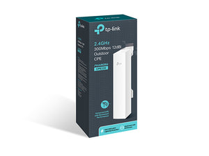 TP-Link 2.4GHz CPE220 12dBi Outdoor CPE Wireless Bridge, ideal for point-to-point, point-to-multipoint and outdoor WiFi coverage applications, WiFi AP