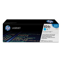 Load image into Gallery viewer, HP 824A Cyan Original LaserJet Toner Cartridge, 21000 pages (Colour LaserJet CLJ CM6030/6040/ Toner Cartridge), Quantity per pack: 1 pc(s)
