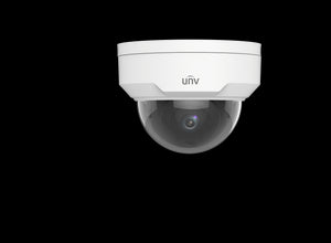 UNV - Ultra H.265 - 2MP Fixed Vandal-Resistant Dome Camera, Uniview Smart Analytics, 12V DC, PoE, IR 30m, 2.8mm lens, IP67, IK10, Micro SD 128GB