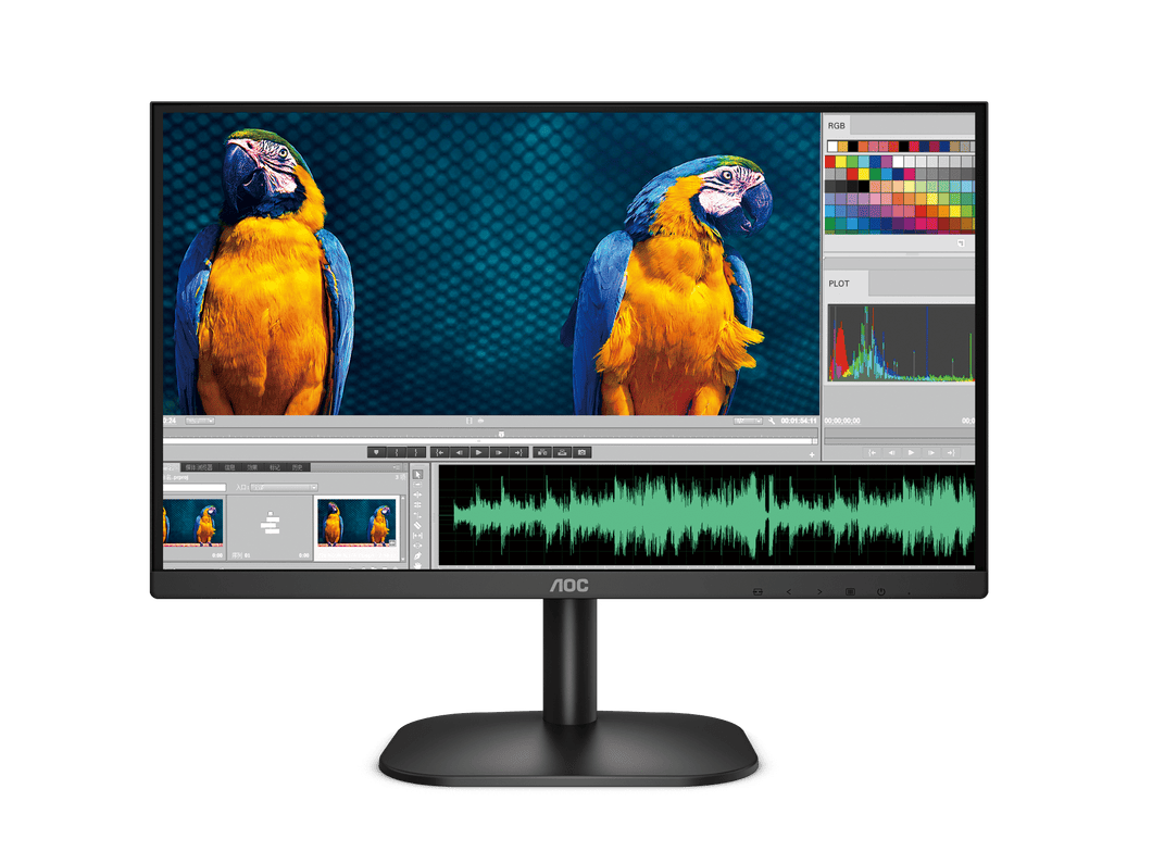 AOC 22B2HM2 Monitor 21.5-inch | VA Full HD (FHD) 1920 x 1080 Display resolution 100hz | HDMI, VGA | Vesa | Flicker Free | Low Blue Mode Monitor