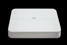 Load image into Gallery viewer, UNV Ultra H.265 8 Channel NVR with 1 Hard Drive Slot, 8 PoE Ports, EASY Series, 60Mbps Incoming Bandwidth, Hard Drive Not Incl, Smart Analytics, ONVIF
