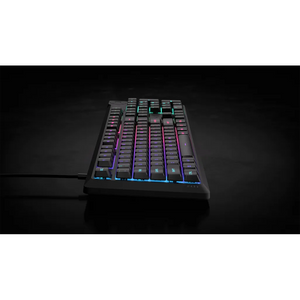 CORSAIR K55 Core Gaming Keyboard; Backlit Zoned RGB LED; Rubberdome